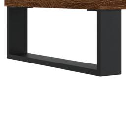 Berkfield Home Modern Coffee Table Brown Oak 60x44.5x45 cm Engineered Wood - thumbnail 9