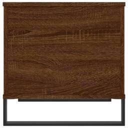 Berkfield Home Modern Coffee Table Brown Oak 60x44.5x45 cm Engineered Wood - thumbnail 7