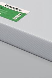 SlumberWorx Galaxy Ottoman Storage LED Headboard Gaming Single Black Bed Frame w 15cm Comfort Foam Mattress in White - thumbnail 7