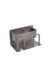 Living and Home Wall Mounted Toothbrush Holders Multifunctional Bathroom Toothbrush Holder in Dark Grey - thumbnail 2
