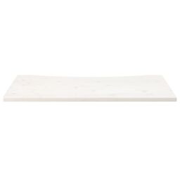 Berkfield Home Desk Top White 100x50x2.5 cm Solid Wood Pine - thumbnail 3