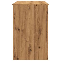 Berkfield Home Desk Artisan Oak 100x50x76 cm Engineered Wood in Brown - Size: 100 x 50 x 76 cm - thumbnail 6