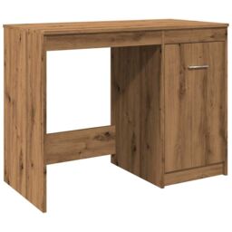 Berkfield Home Desk Artisan Oak 100x50x76 cm Engineered Wood in Brown - Size: 100 x 50 x 76 cm - thumbnail 2