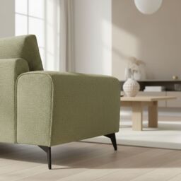 Abakus Direct Venice Corner Right Sofa with Deep Seats & Extra-wide Padded Arms in Olive - thumbnail 7