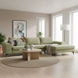 Abakus Direct Venice Corner Right Sofa with Deep Seats & Extra-wide Padded Arms in Olive - thumbnail 8