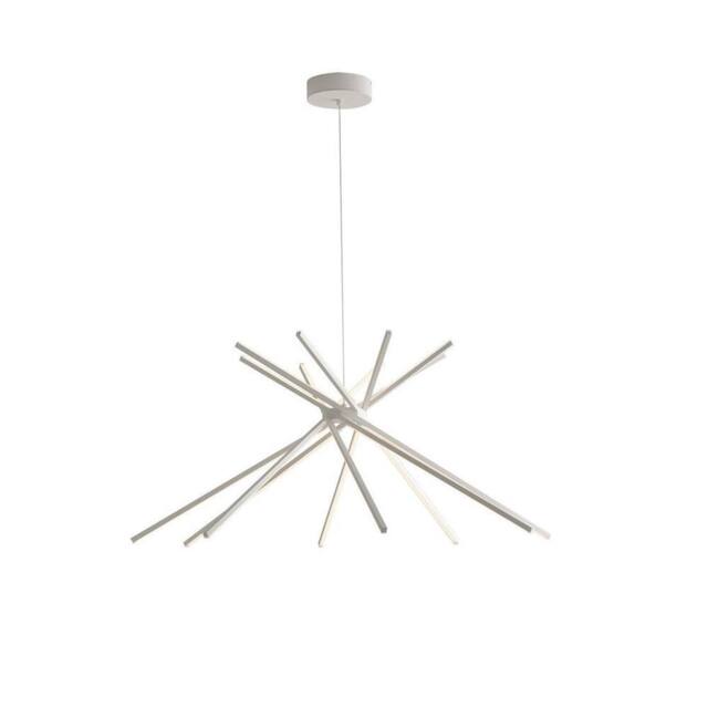 Netlighting SHANGHAI LED Pendant Ceiling Light White 2860lm 4000K 113x51.5cm - Size: 113x51.5 cm - image 1