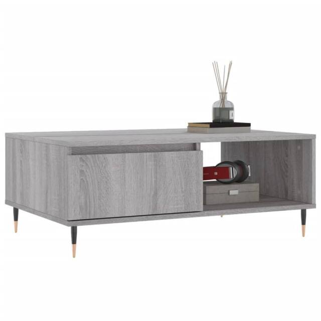 Berkfield Home Decorative Coffee Table Grey Sonoma 90x60x35 cm Engineered Wood - Size: 90 x 60 x 35 cm - image 1