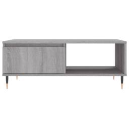 Berkfield Home Decorative Coffee Table Grey Sonoma 90x60x35 cm Engineered Wood - Size: 90 x 60 x 35 cm - thumbnail 5