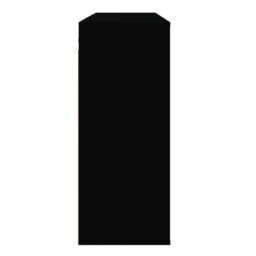 Berkfield Home Wall Cabinet Black 80x33x80 cm Engineered Wood - Size: 80 x 33 x 80 cm - thumbnail 5