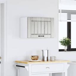 Berkfield Home Kitchen Wall Cabinet Lucca Grey Sonoma Engineered Wood - thumbnail 3