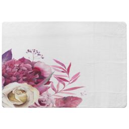 Benjamin Tate Design Pink Floral Designer Rug in Natural - Size: Large - thumbnail 1