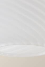 ValueLights Emery Frosted Oval Swirl Glass Easy Fit Ceiling Lamp Shade in White - thumbnail 5