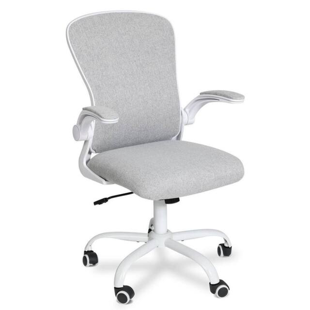 Kelvenix Fabric Office Chair Task Computer Chairs in Light Grey - Size: 0.6m2 - image 1
