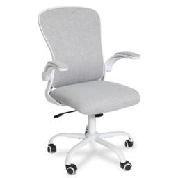 Kelvenix Fabric Office Chair Task Computer Chairs in Light Grey - Size: 0.6m2
