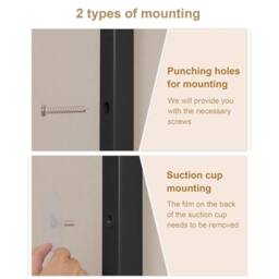 FORGEVIO Narrow Metal Storage Shelf, 5 Tier Bathroom Rack Organiser - thumbnail 3