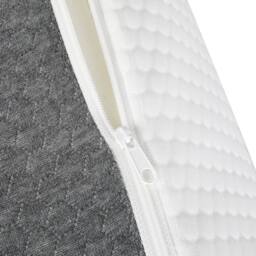 Lavio Leg Elevation Pillow Momory Foam Wedge Knee Hip Lower Back Pain Relief in White - thumbnail 6