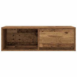 Berkfield Home TV Cabinets 2 pcs Old Wood 80x31x25.5 cm Engineered Wood in Brown - thumbnail 7