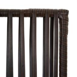 Berkfield Home Room Divider 6 Panels Brown Poly Rattan - thumbnail 8