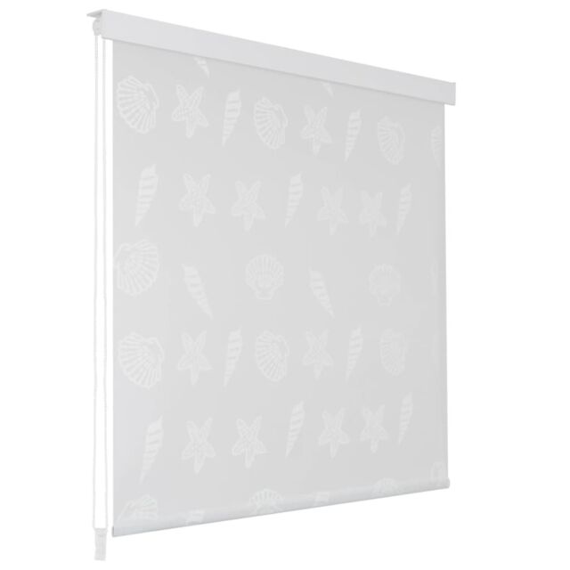 Berkfield Home Shower Roller Blind 160x240 cm Sea Star in Grey - image 1