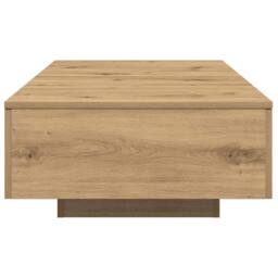 Berkfield Home Coffee Table Artisan Oak 90x60x31 cm Engineered Wood in Brown - Size: 90 x 60 x 31 cm - thumbnail 5