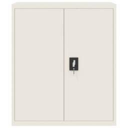 Berkfield Home File Cabinet White 90x40x145 cm Steel - Size: 90 x 40 x 145 cm - thumbnail 8