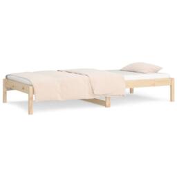 Berkfield Home Day Bed without Mattress 90x190 cm Single Single Solid Wood Pine in Light Tan - thumbnail 5