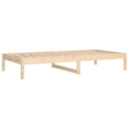 Berkfield Home Day Bed without Mattress 90x190 cm Single Single Solid Wood Pine in Light Tan - thumbnail 7