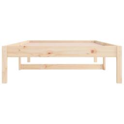 Berkfield Home Day Bed without Mattress 90x190 cm Single Single Solid Wood Pine in Light Tan - thumbnail 8