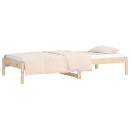 Berkfield Home Day Bed without Mattress 90x190 cm Single Single Solid Wood Pine in Light Tan - thumbnail 6