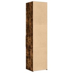 Berkfield Home Highboard Smoked Oak 45x42.5x185 cm Engineered Wood in Brown - thumbnail 6