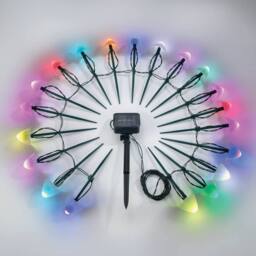 Gainsborough Solar Mushroom String Lights with Colour Changing LED, L380cm - thumbnail 1