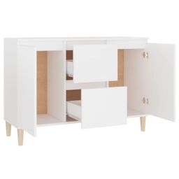 Berkfield Home Sideboard White 103.5x35x70 cm Engineered Wood - thumbnail 4