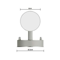 Berkfield Home Outdoor Wall Lamp with Motion Detector Stainless Steel in Silver - thumbnail 4