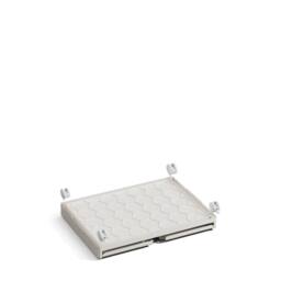 FLAVORA 3 Tiers Stackable Foldable Plastic Storage Boxes in White - Size: 500mm - thumbnail 5