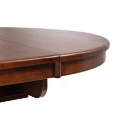 Cheshire Canterbury 120cm Round to Oval Extending Dining Table - Mahogany in Brown - thumbnail 4