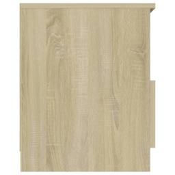 Berkfield Home Bed Cabinet Sonoma Oak 40x40x50 cm Engineered Wood in Tan - Size: 40 x 40 x 50 cm - thumbnail 4
