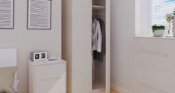 Ready Assembled 2 U Bristol 2 Door Wardrobe (Ready Assembled) in Taupe - thumbnail 6