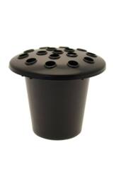 KDMD Black Grave Vase 10cm 10 Pack Vase design for everyday use - thumbnail 2