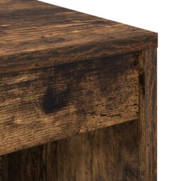 Berkfield Home Writing Desk Smoked Oak Engineered wood 100 x 40 x 76 cm in Brown - thumbnail 7