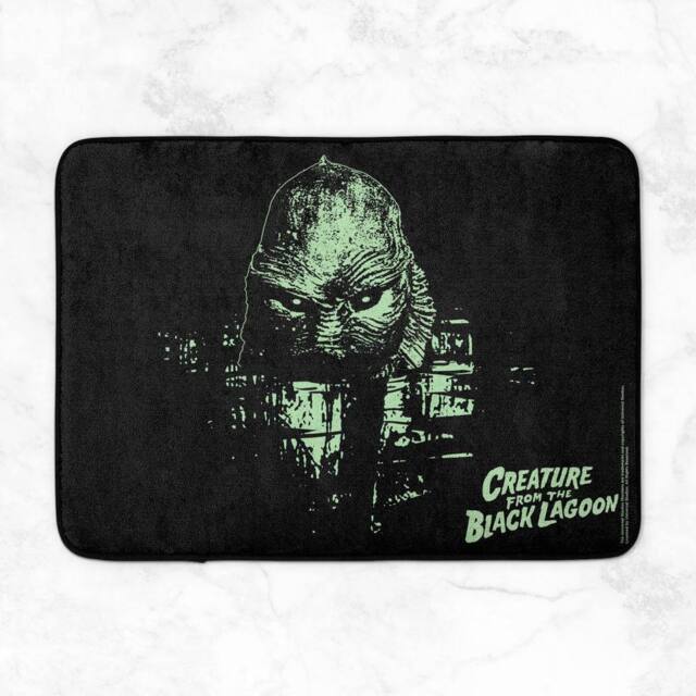 Creature From The Black Lagoon Creature Lagoon Bath Mat in Black - Size: 700mm x 500mm
