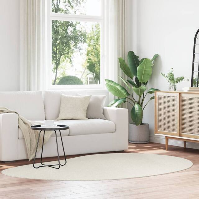 Berkfield Home Rug 'HUARTE' Short Pile Soft & Washable Cream 160x230 cm - Size: Medium - image 1
