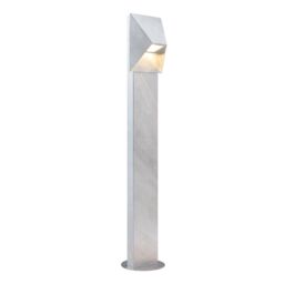 Nordlux Pontio Outdoor Post Light Silver Galv Steel Garden GU10 IP54 Mains