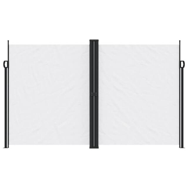 Berkfield Home Retractable Side Awning White 200x1000 cm - image 1
