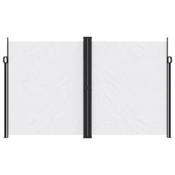 Berkfield Home Retractable Side Awning White 200x1000 cm - thumbnail 1