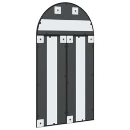 Berkfield Home Wall Mirror Black 60x110 cm Arch Iron - thumbnail 5