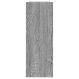 Berkfield Home Shoe Cabinet Grey Sonoma 80x21x57 cm Engineered Wood - Size: 80 x 21 x 57 cm - thumbnail 6