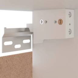 Berkfield Home Hanging Cabinet White 80x31x60 cm Engineered Wood - Size: 80 x 31 x 60 cm - thumbnail 8