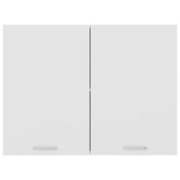Berkfield Home Hanging Cabinet White 80x31x60 cm Engineered Wood - Size: 80 x 31 x 60 cm - thumbnail 6
