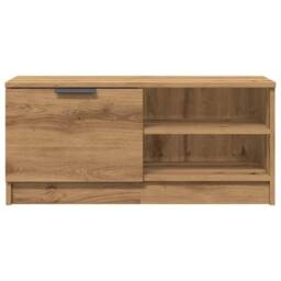 Berkfield Home TV Cabinets 2 pcs Artisan Oak 80x35x36.5 cm Engineered Wood in Brown - thumbnail 5