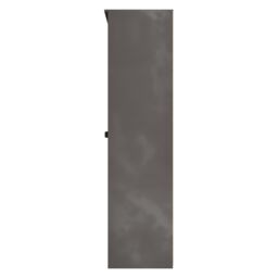 Ready Assembled 2 U Norway Tall 2 Door 1 Drawer Robe (Ready Assembled) in Dark Grey - Size: Large - thumbnail 2
